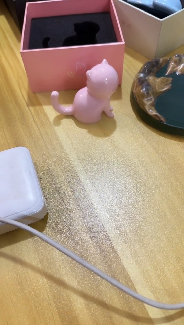 故宫猫咪粉色1个