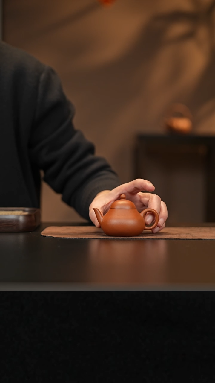 【闪购商品】紫砂茶杯允禾斋wzht 朱泥 梨