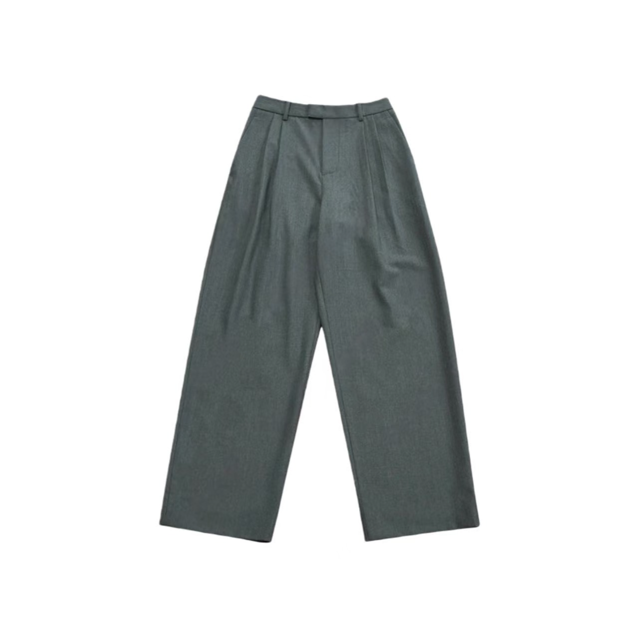 【LLE】羊毛混纺通勤阔腿西服裤10683