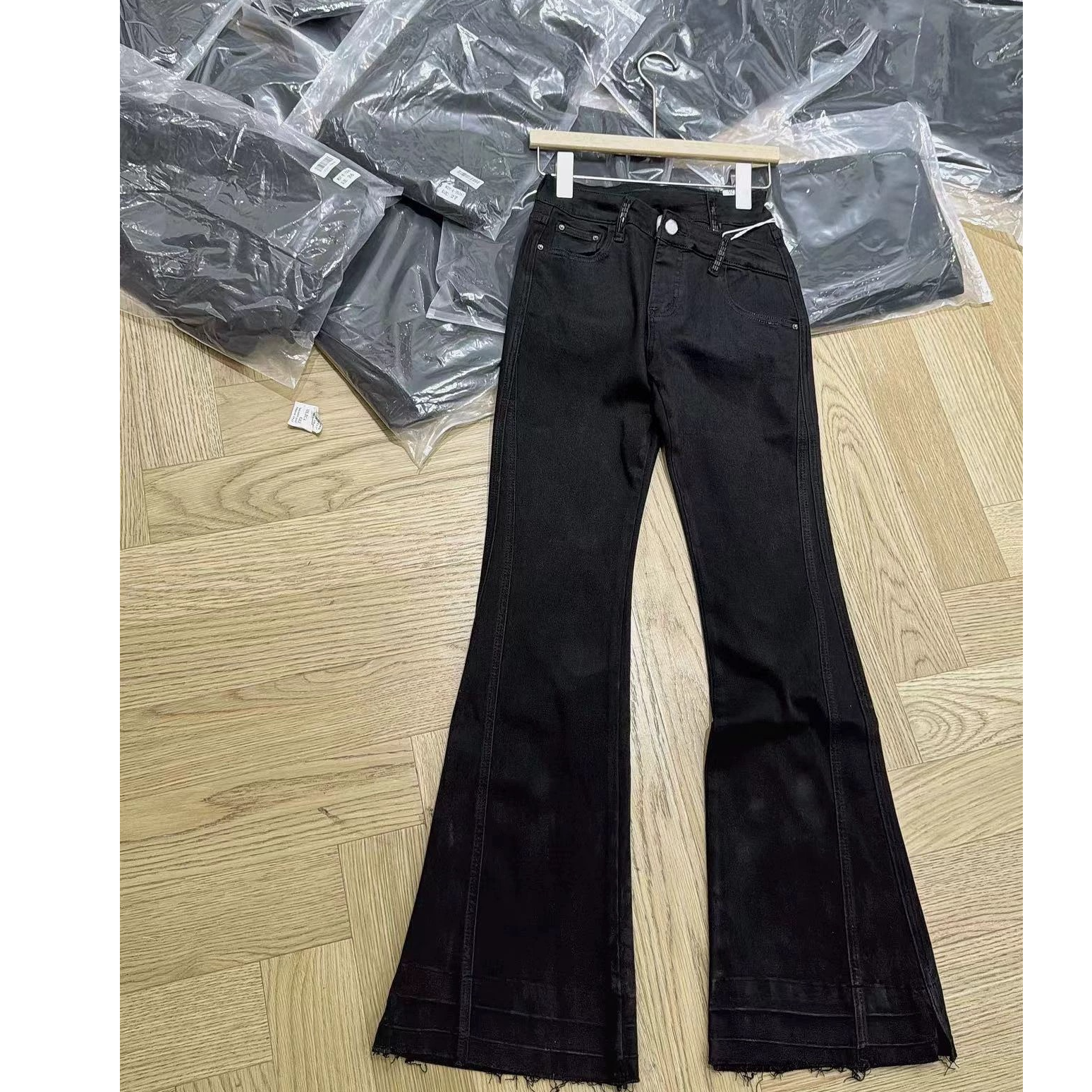 王美丽本丽-no退no换 谨慎下单70267牛仔喇叭裤
