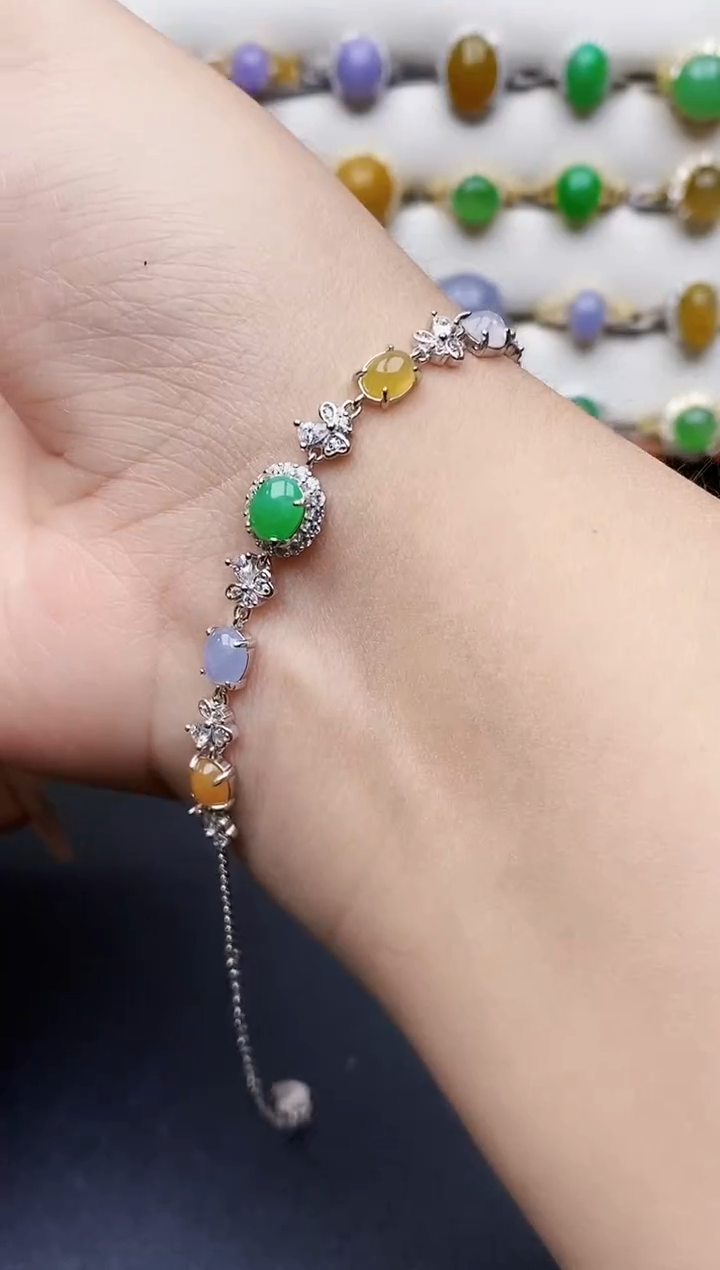 银S925镶嵌戒指翡翠1158