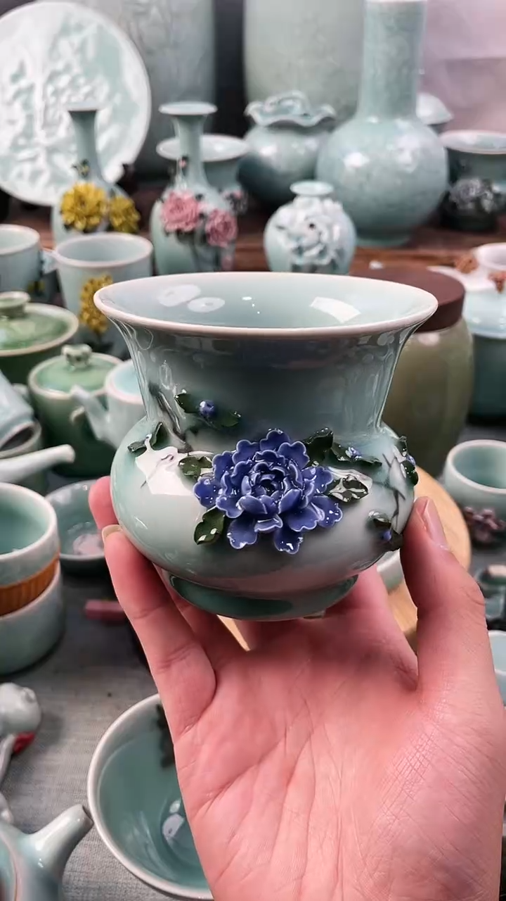 【闪购商品】纯手工 限时福利放漏 慧仙青瓷