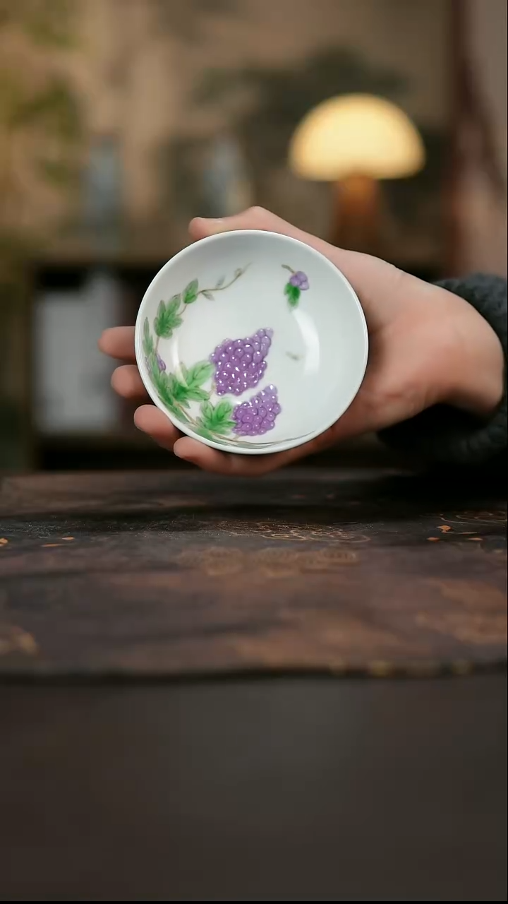 景德镇陶瓷杯碗柴烧多人