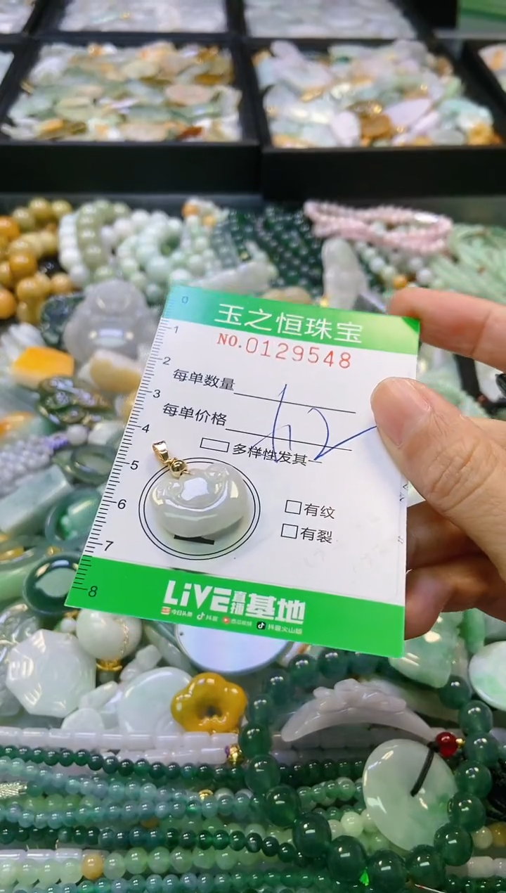 翡翠未镶嵌颈饰闪购0129548