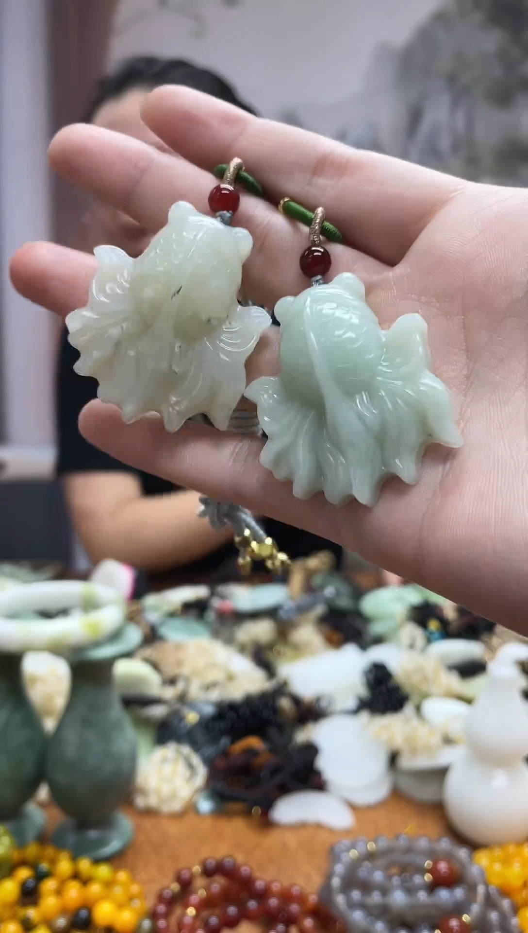 未镶嵌岫玉吊坠多样性发货拍一发一