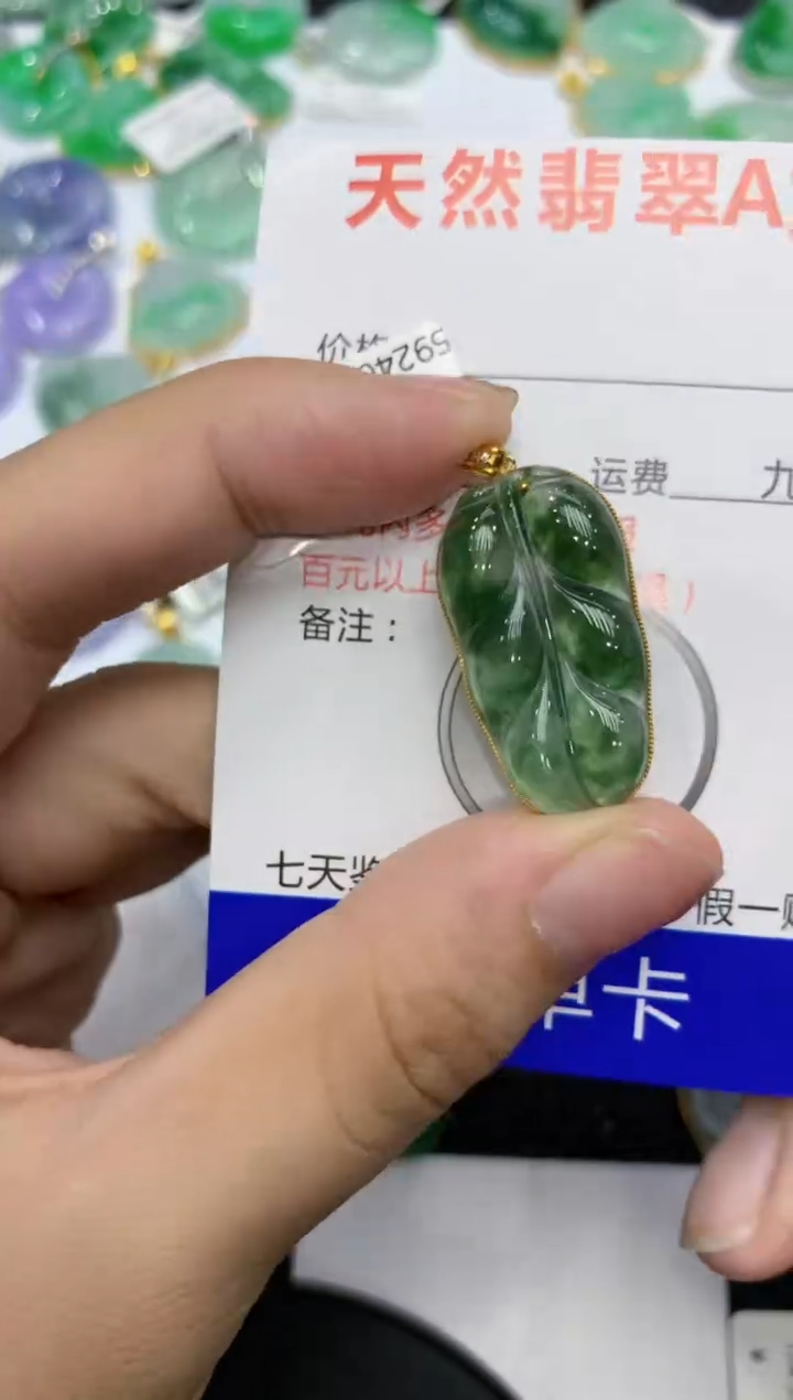 【闪购商品】翡翠颈饰18K金镶嵌111111111