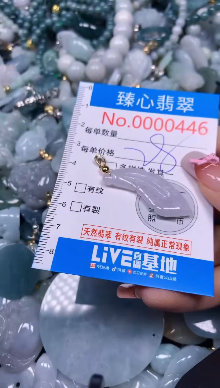 【闪购商品】翡翠颈饰未镶嵌含绳000446