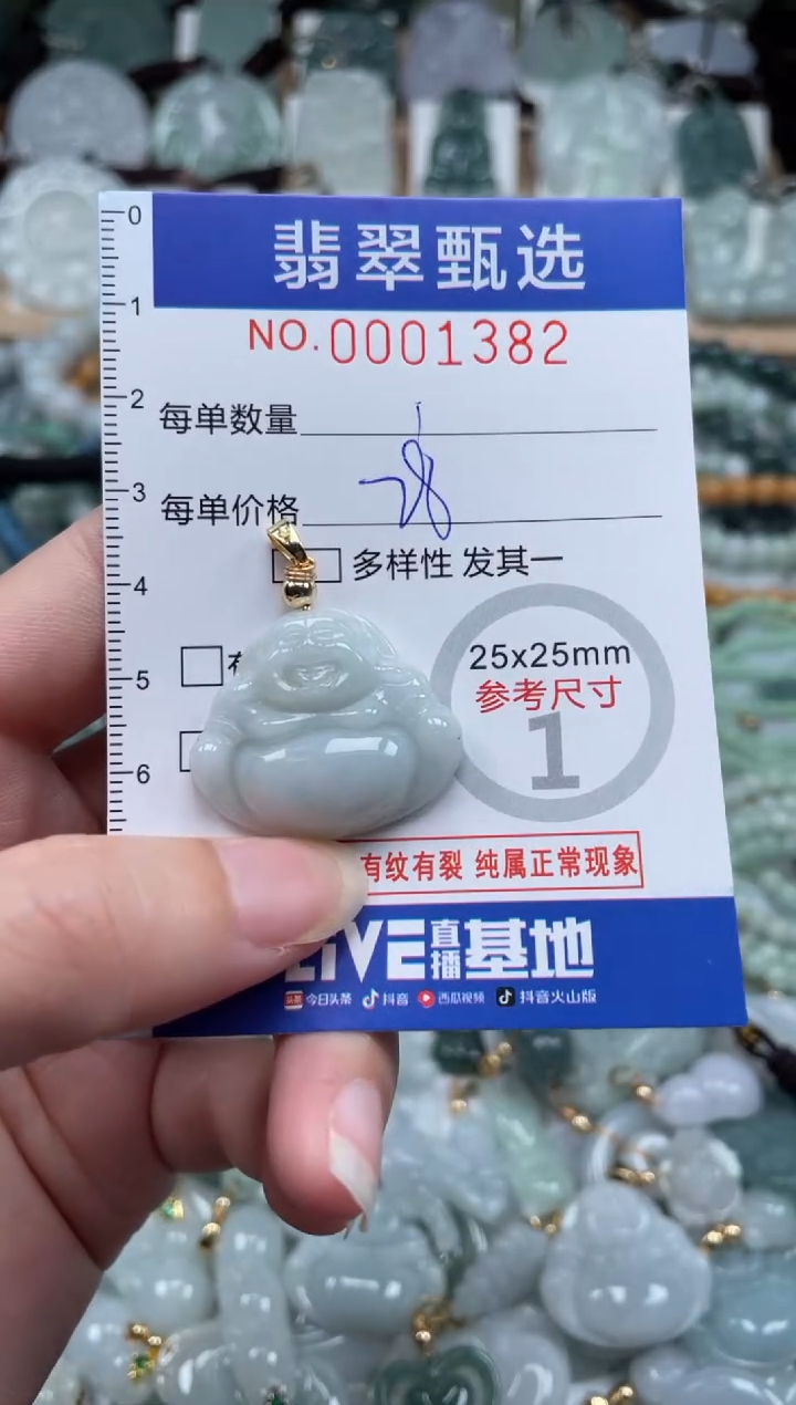 翡翠未镶嵌颈饰00..1382
