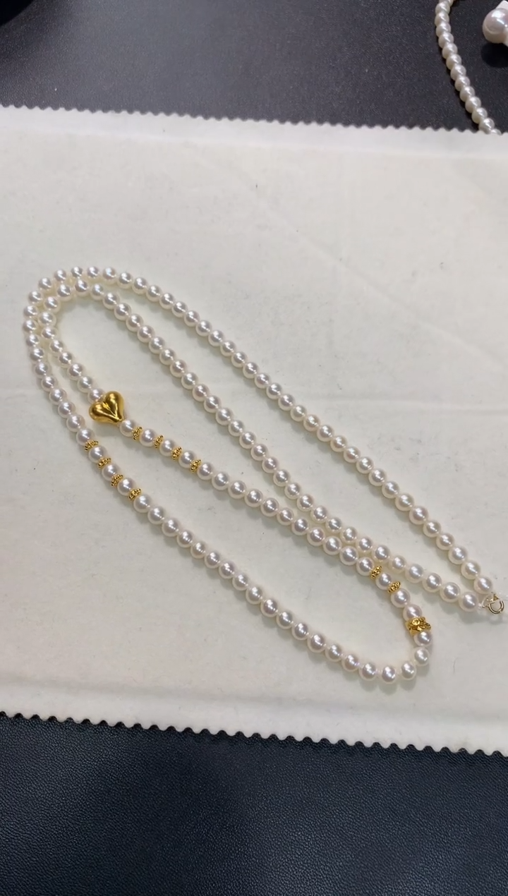 淡水珍珠项链-足金-多样性发一件-QY49-XR|BZZ5
