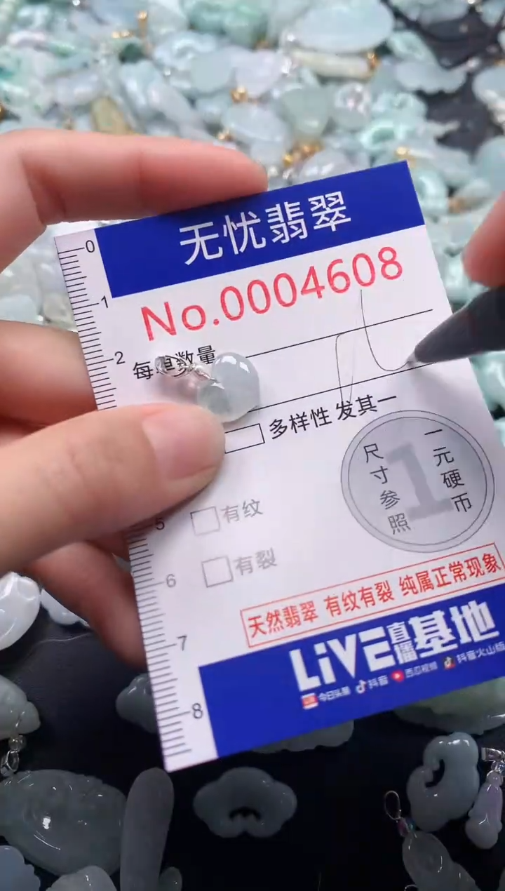 颈饰未镶嵌翡翠4608