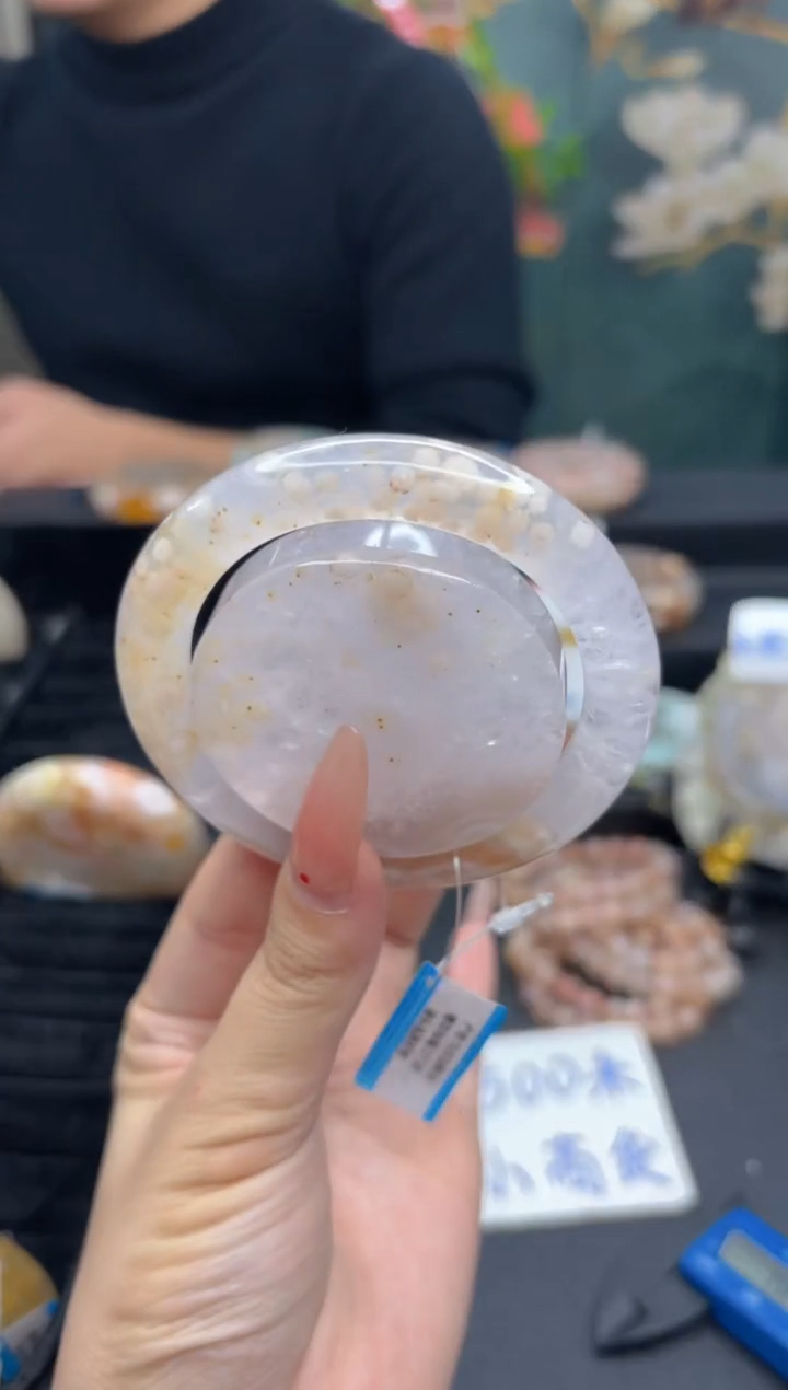 【闪购商品】石英质玉手镯未镶嵌115（57圈赠送镯心）