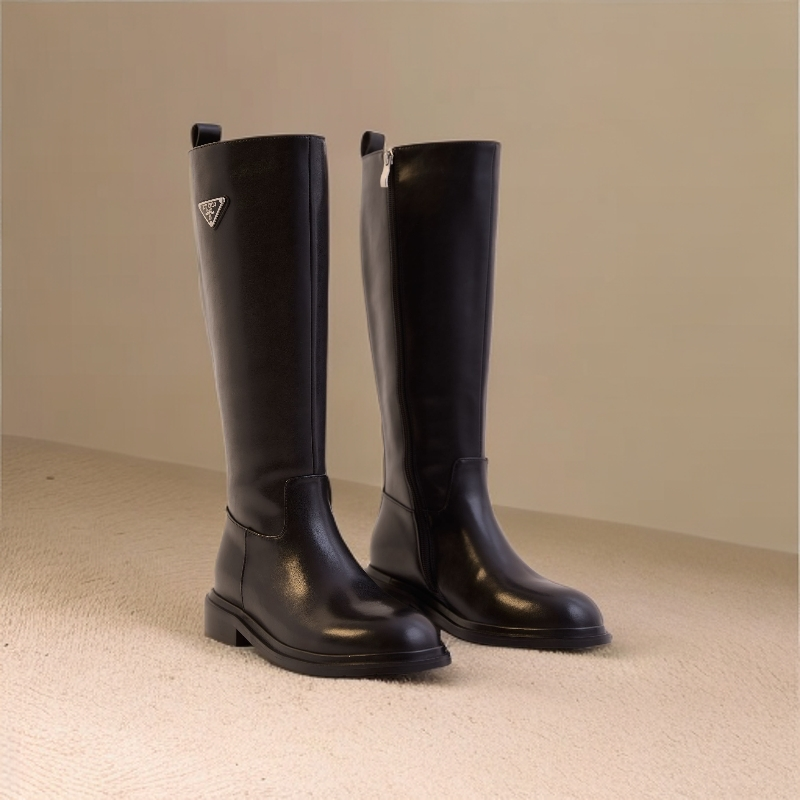 靴子靴子女长筒靴202新款爆款骑士筒靴长靴高靴子2028-106