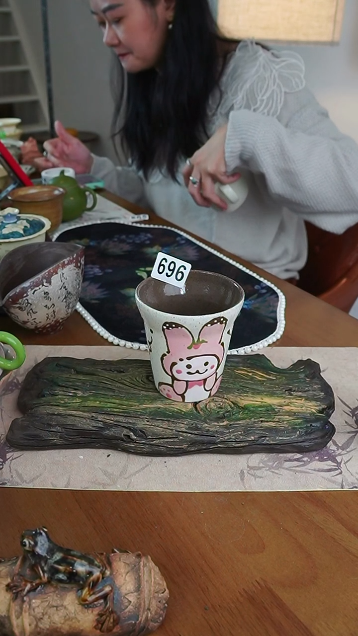 茶瓷物语兔子杯696