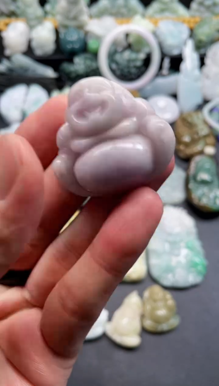颈饰未镶嵌翡翠45  天然翡翠a货  佛