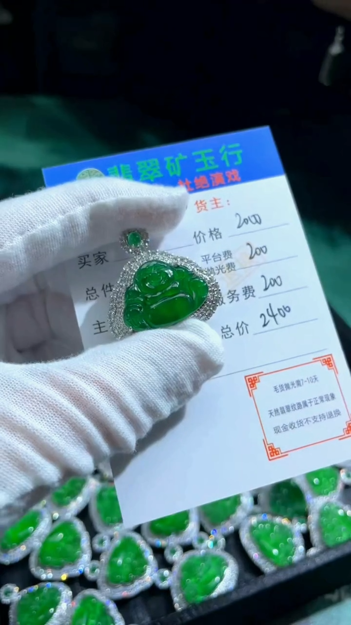 【闪购商品】翡翠颈饰合金p-净货-多样性发货发一件