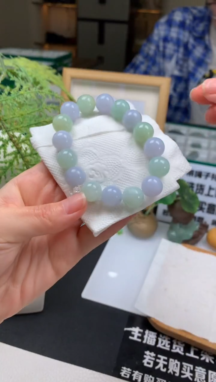 【闪购商品】定制翡翠未镶嵌珠串-98730