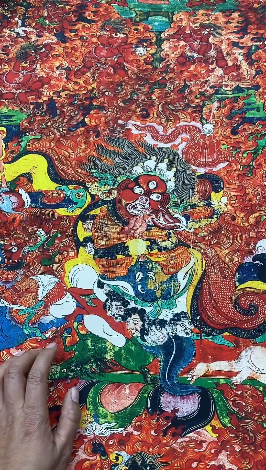 卷轴画卷轴画卷轴画精品挂饰 唐卡tk16301