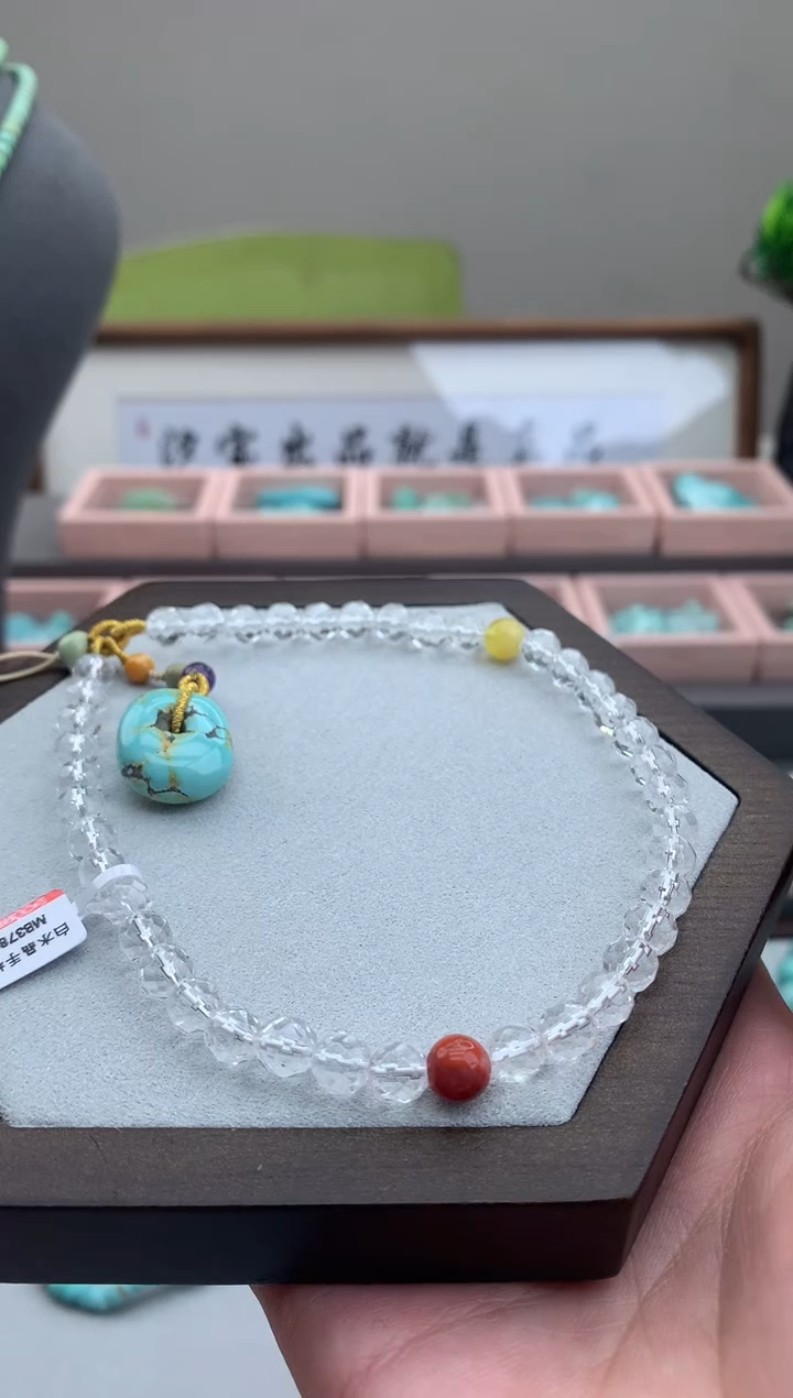 【闪购商品】绿松石未镶嵌手机链A160