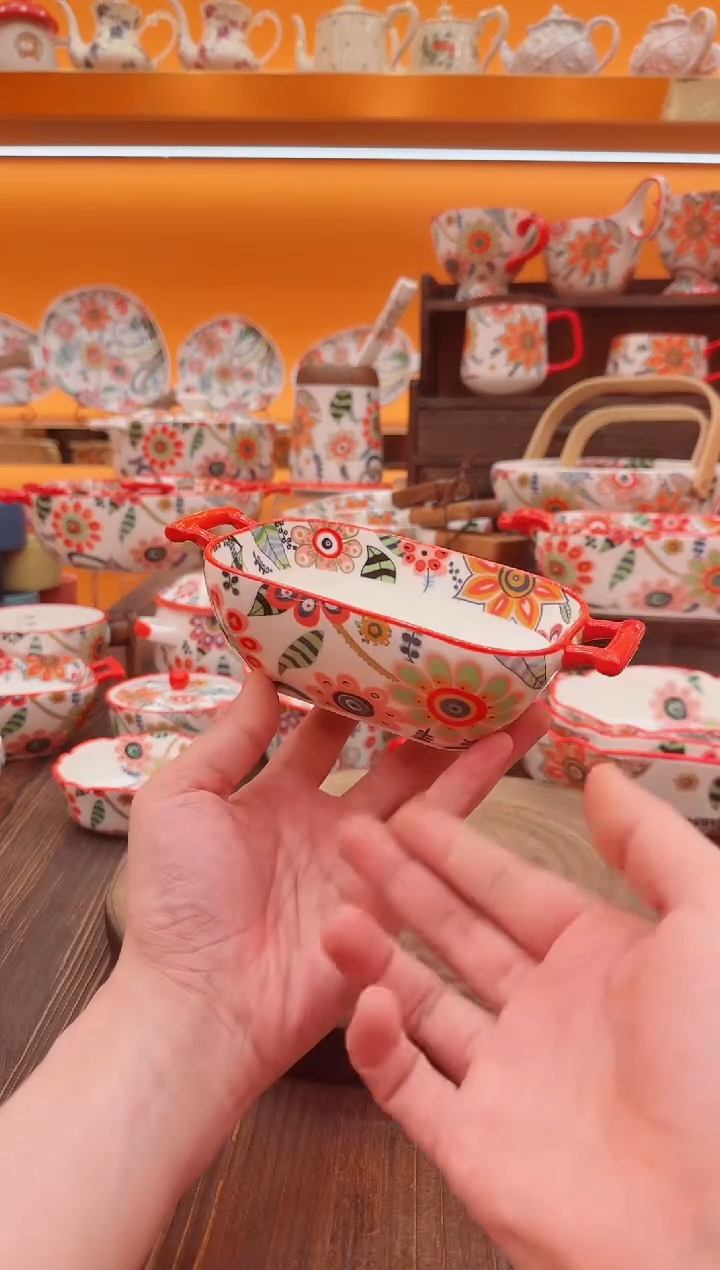 罐景德镇陶瓷餐具碗碟盘子