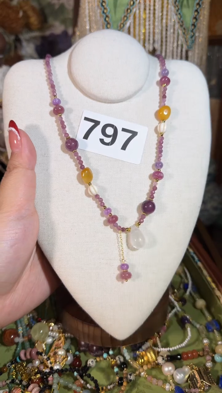 项链未镶嵌紫晶797