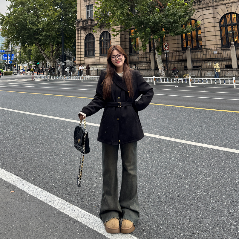 盈盈&南岛风大码女装冬新款高级感气质女宽松白鸭绒羽绒服ZYY2629