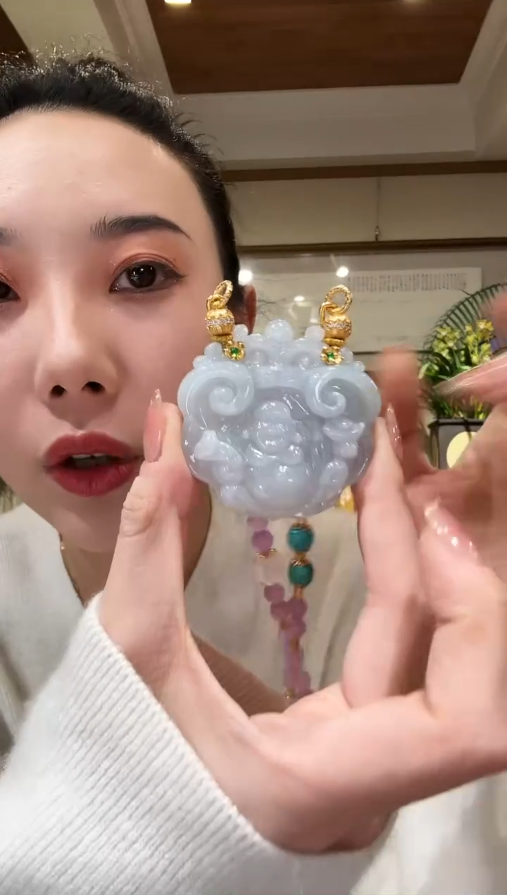 【闪购商品】翡翠颈饰未镶嵌国风