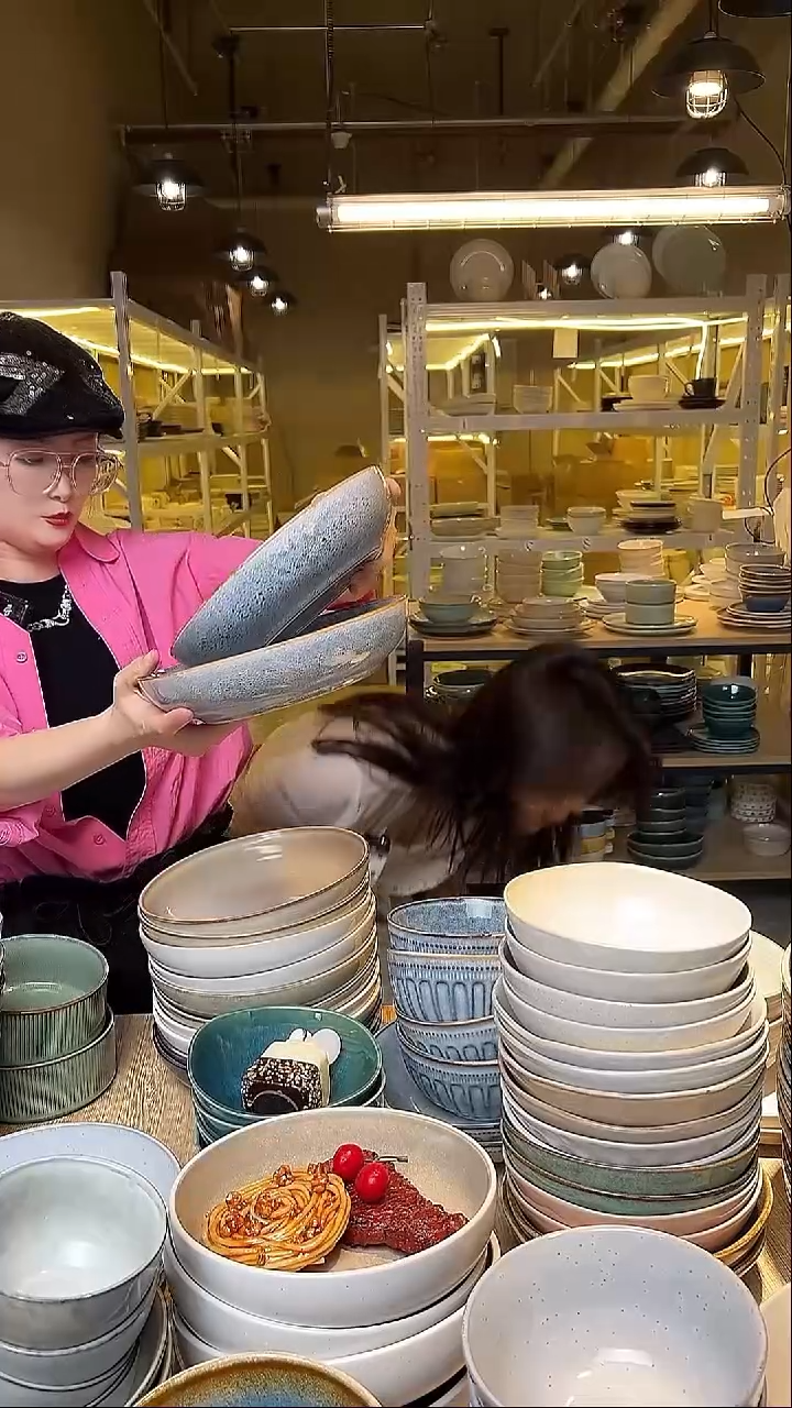 瓷31外贸尾货窑变釉下彩默认微瑕