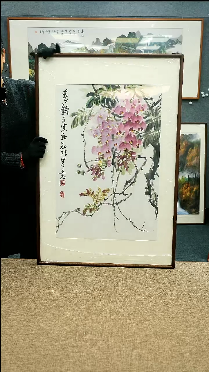 【闪购商品】国画62*92知非老师花鸟