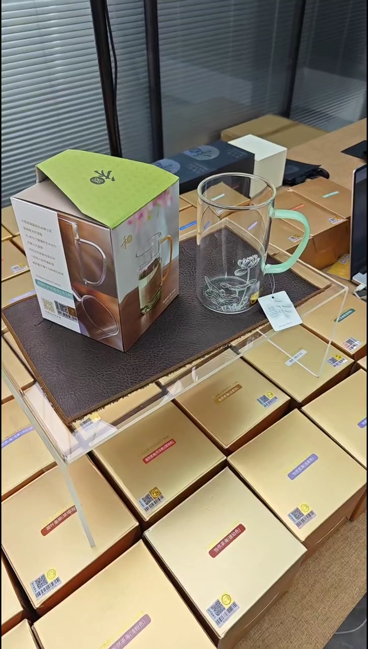 【闪购商品】禾器清简杯好运连连浅玉色金标