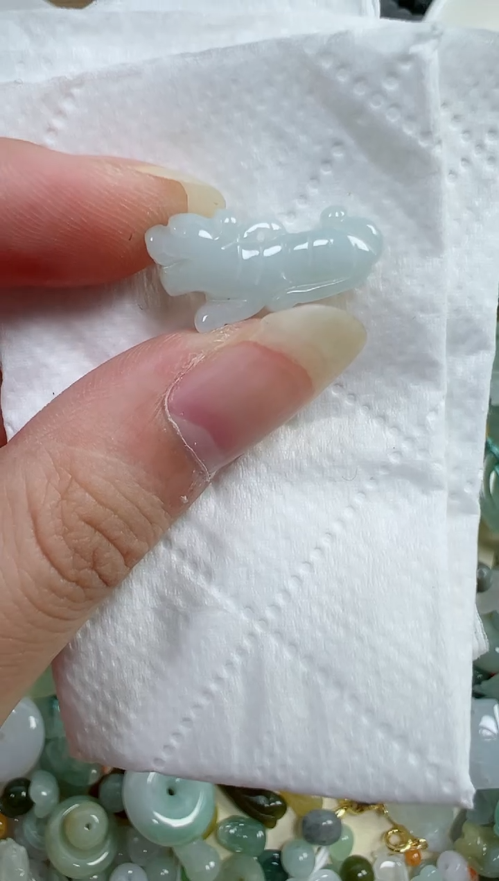 翡翠裸石328号链接，A货翡翠