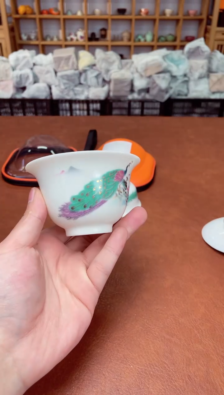 【闪购商品】摆件高端瓷器易仟杯茶器