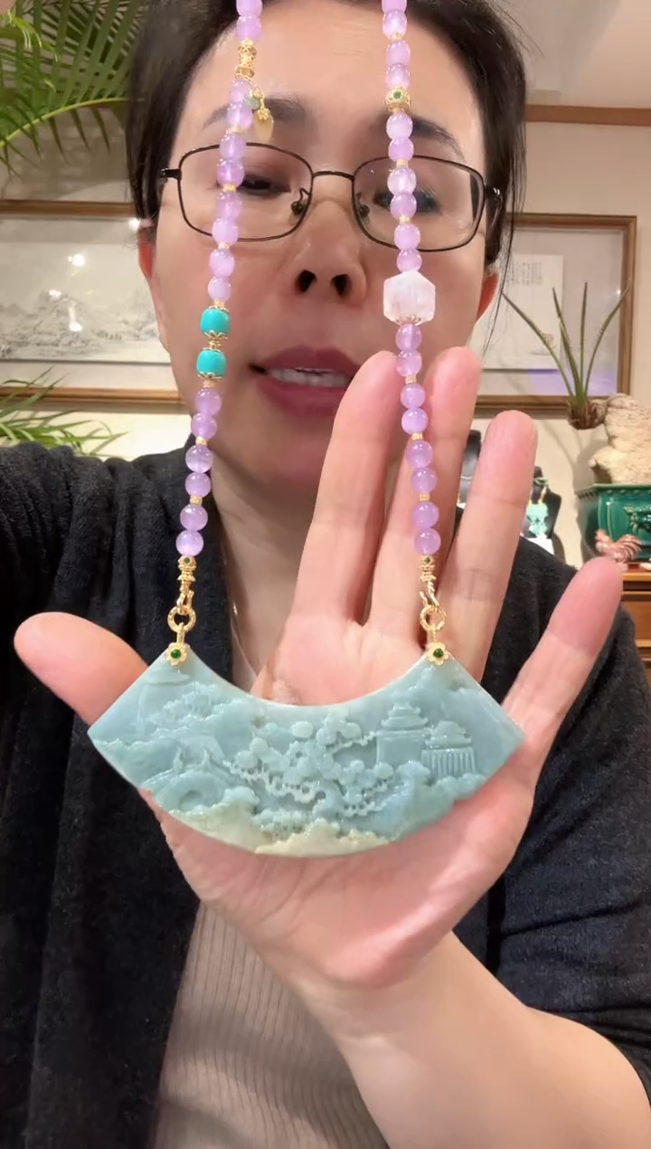 【闪购商品】翡翠颈饰未镶嵌国风