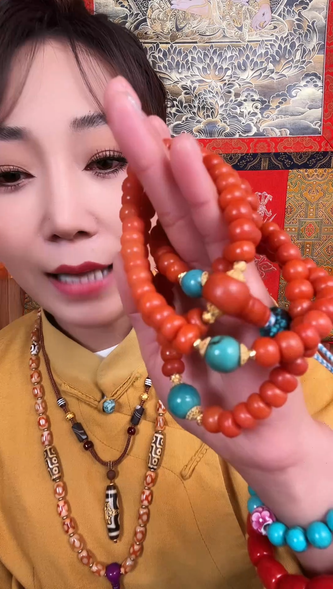 非金属无藏式风格珠串