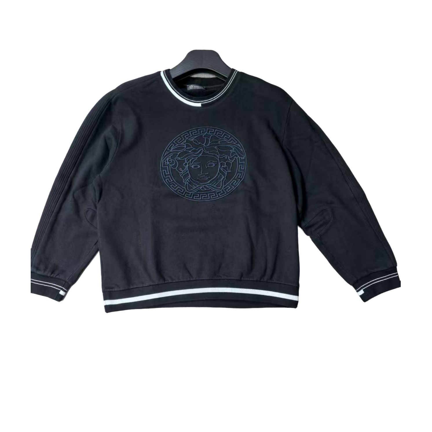 99新 VERSACE/范思哲 范思哲刺绣logo美杜莎卫衣/XXL码/99新