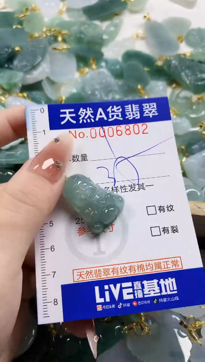 颈饰未镶嵌翡翠天然A货翡翠