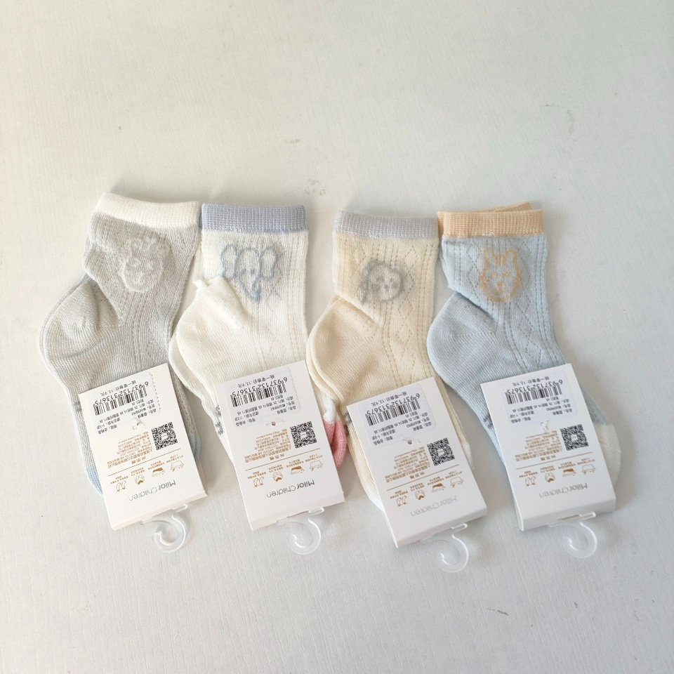 0983潮袜米乐熊男女宝婴童袜春夏网眼袜儿童袜子时尚舒服