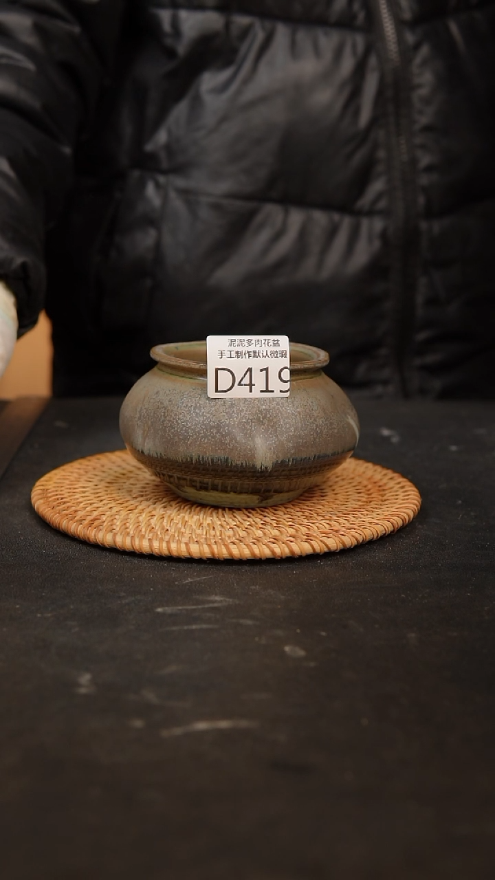 【闪购商品】瓷片景德镇泥泥陶瓷多肉花盆