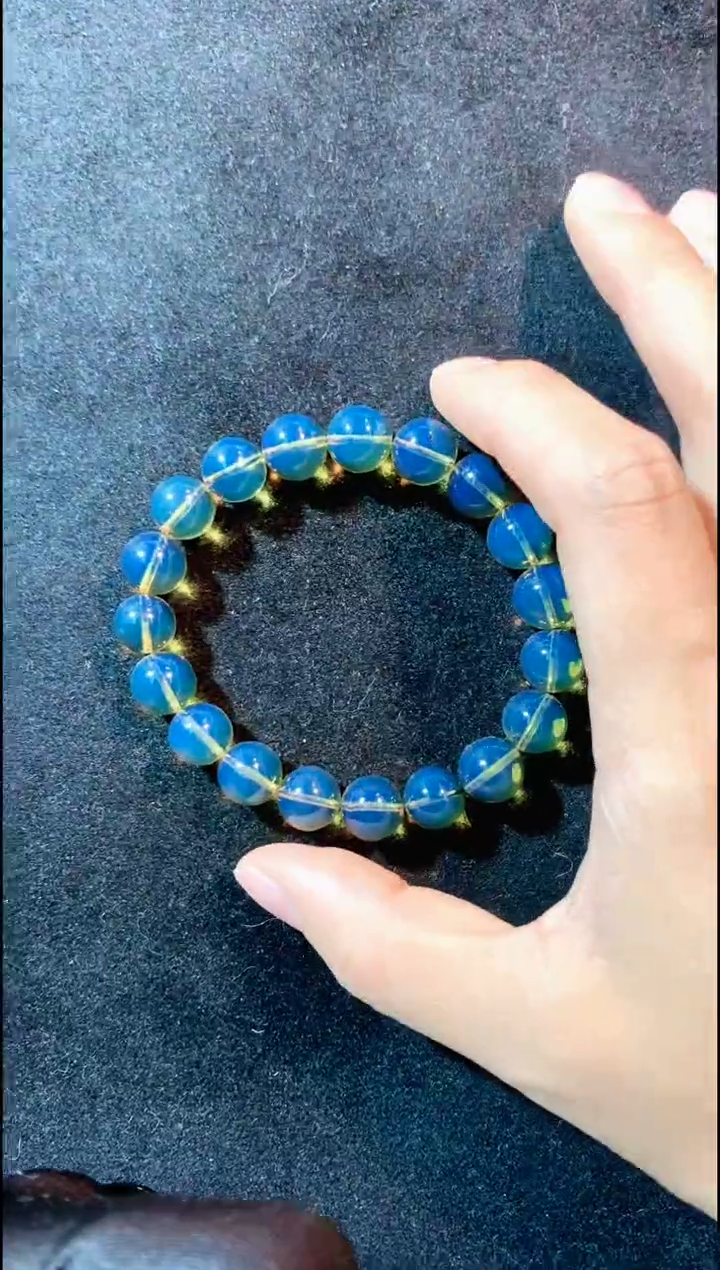 【闪购商品】琥珀手链未镶嵌10MM墨西哥蓝珀手串