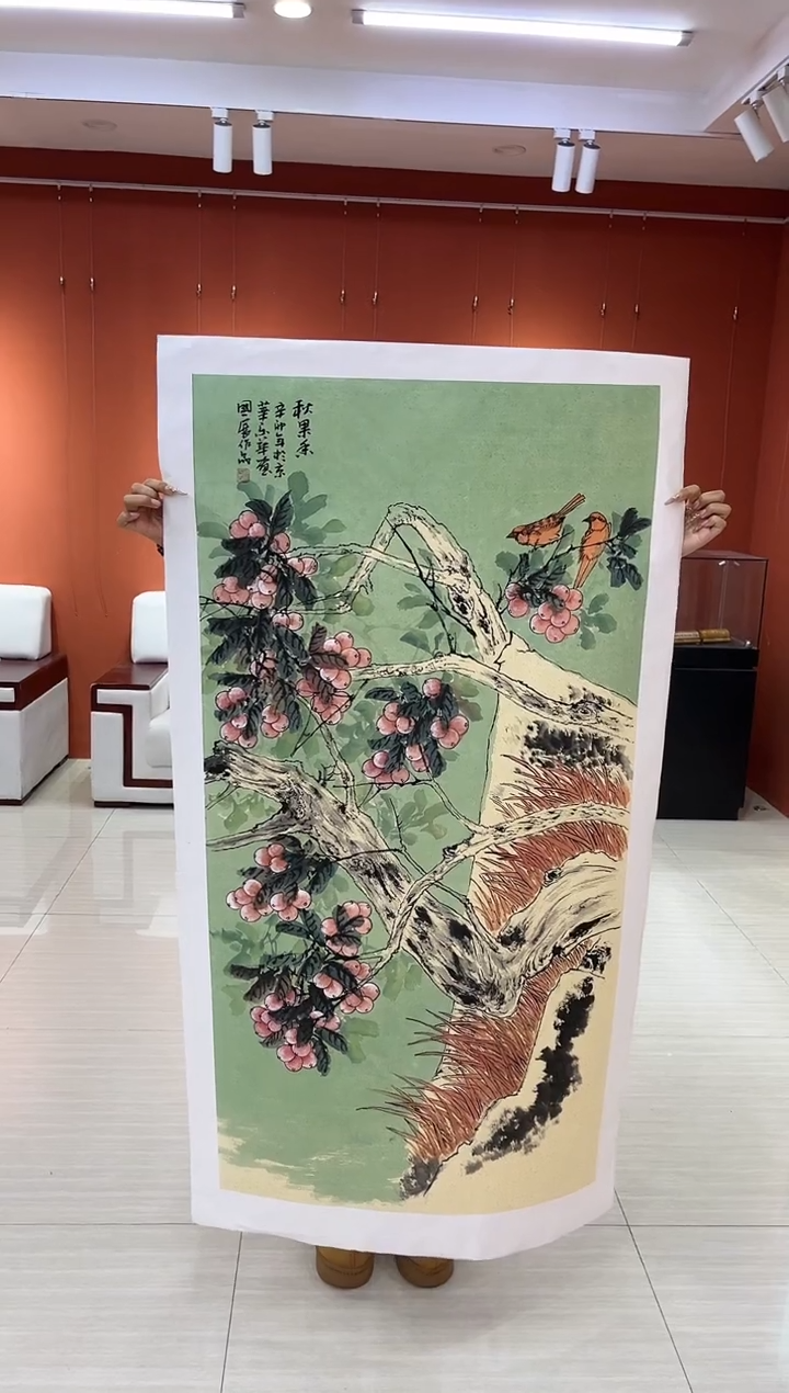 【闪购商品】国画郑乐华绘画手绘作品7-23