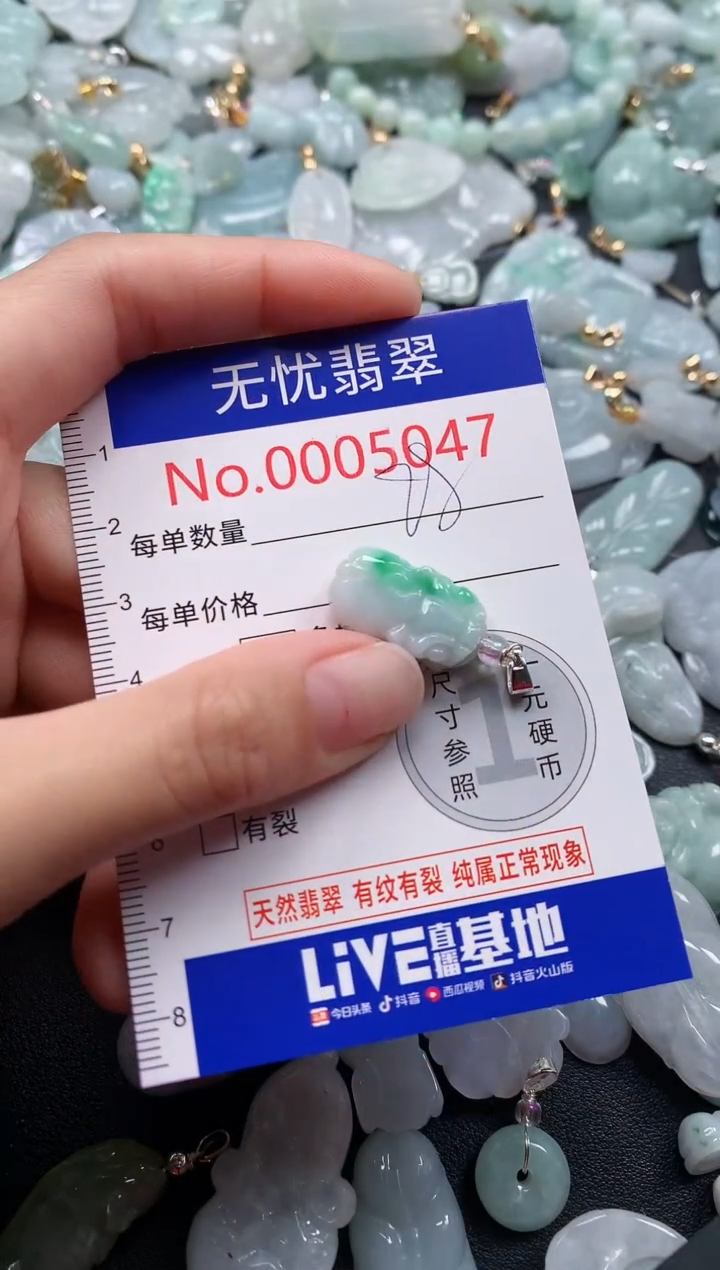 颈饰未镶嵌翡翠5047