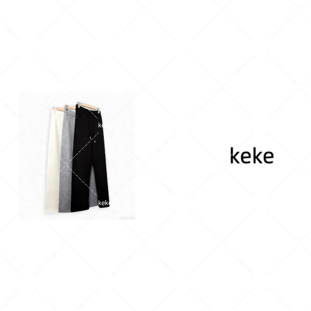 【可可品质生活】A卫裤，松显瘦抽绳直筒休闲裤