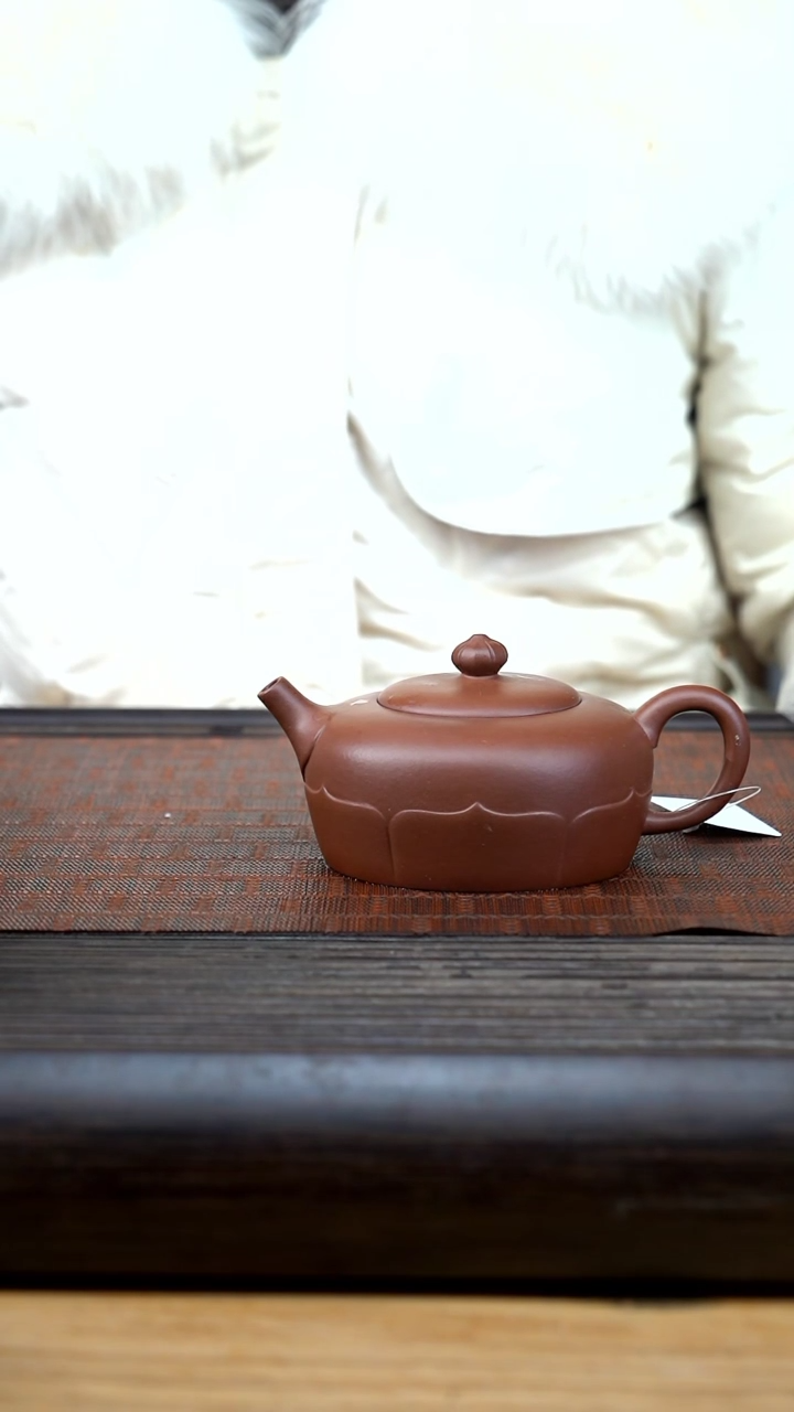 【闪购商品】紫砂茶壶底槽青 花边 壶2