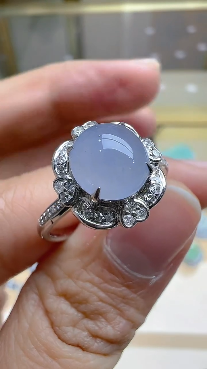 【闪购商品】翡翠戒指18K金镶嵌多样性团购发一件