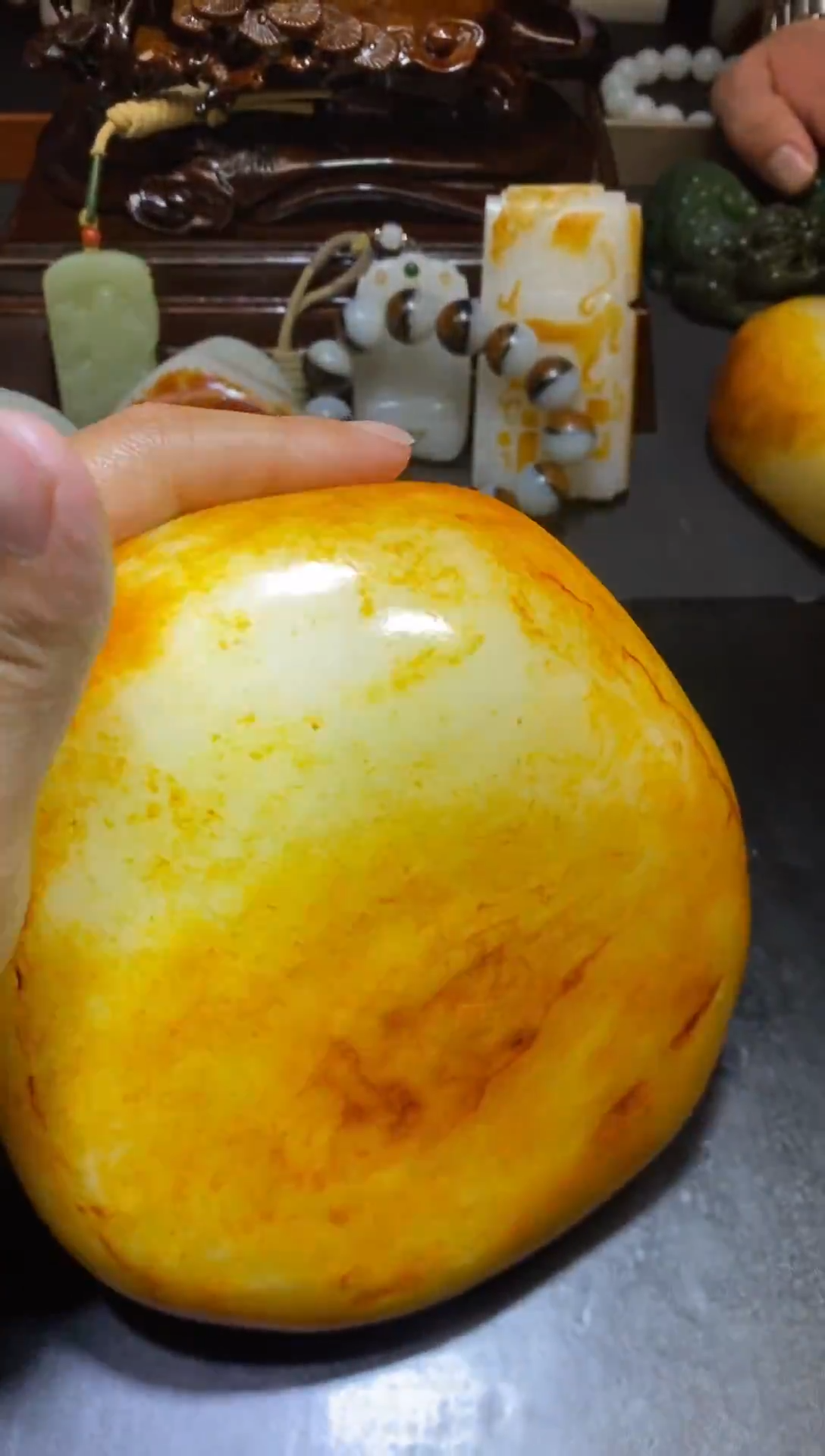 未镶嵌和田玉把件淡****玉和田玉