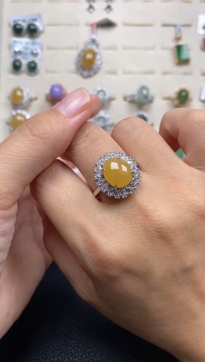 【闪购商品】翡翠戒指银S925镶嵌11111