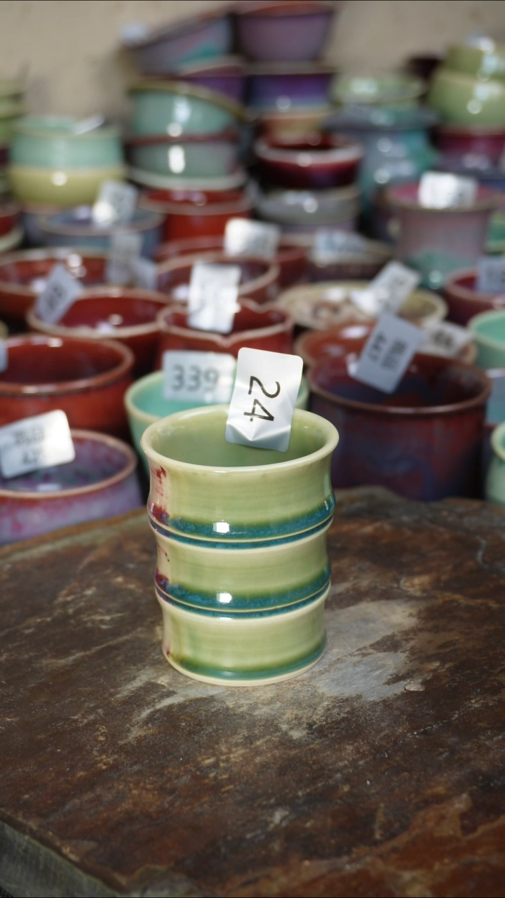 摆件钧瓷精品窑变茶器