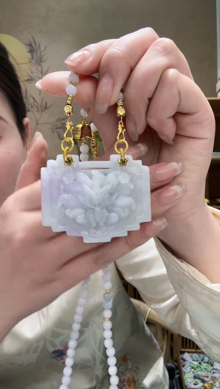 【闪购商品】翡翠耳饰未镶嵌吊坠