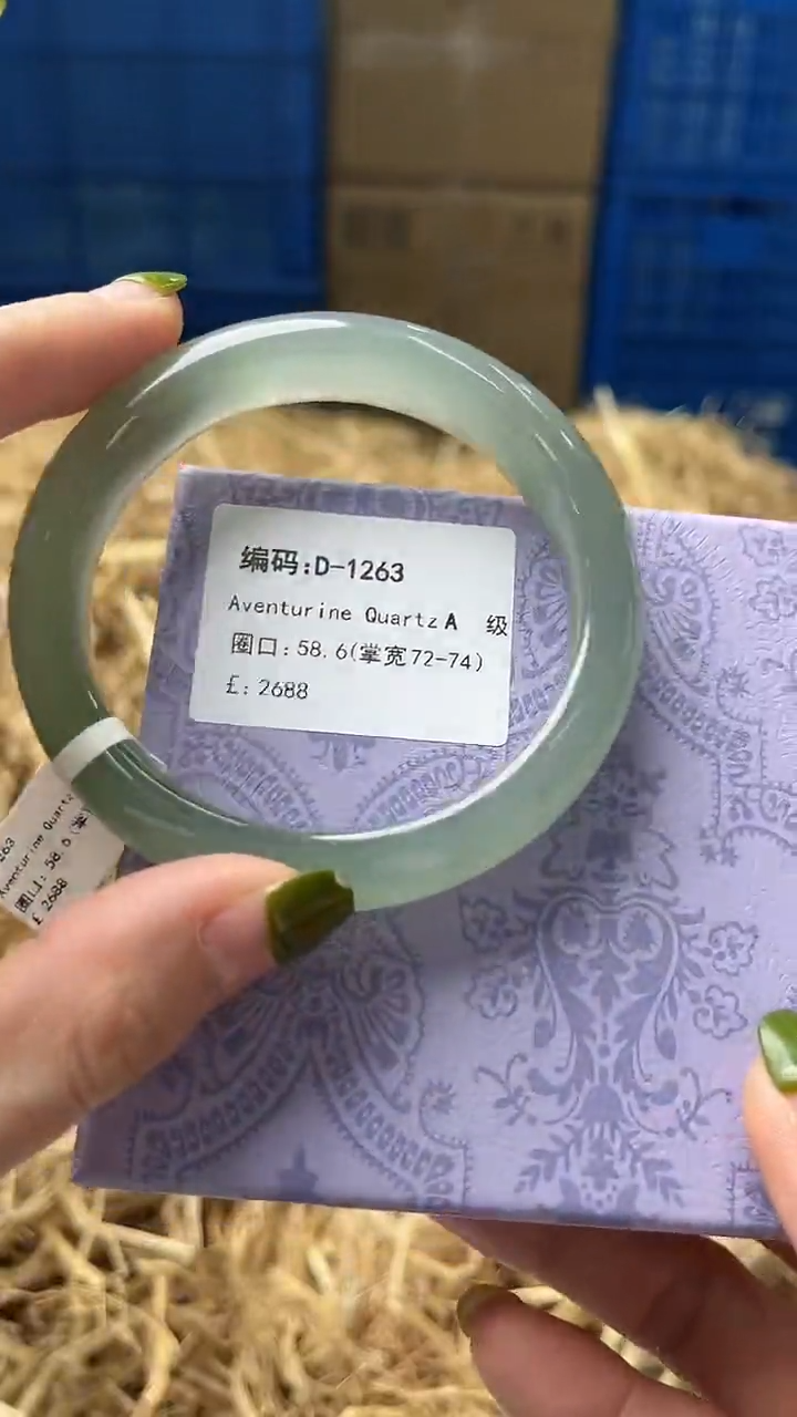 未镶嵌手镯石英质玉D-1263