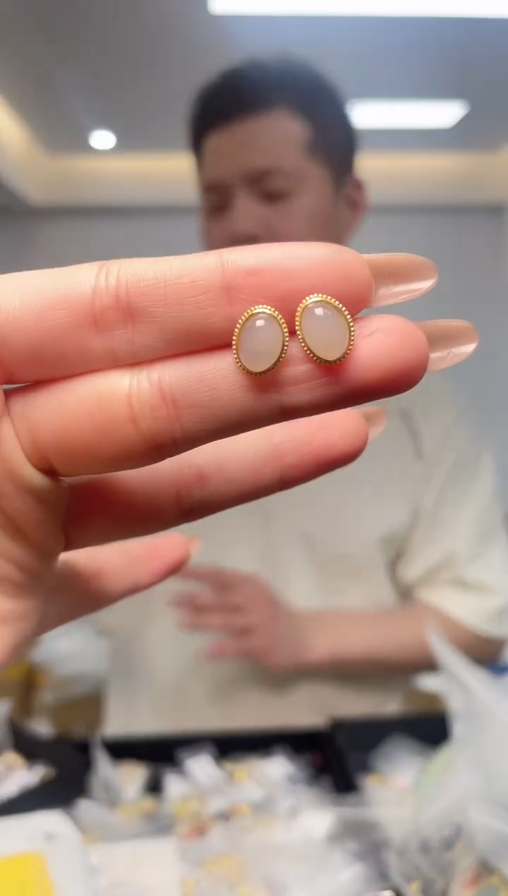 【闪购商品】和田玉·银S925镶嵌（多样性单个发货）