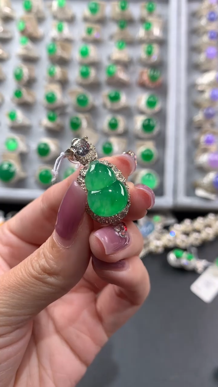 【闪购商品】定制翡翠未镶嵌缅甸A货翡翠  福利放漏款 2.10